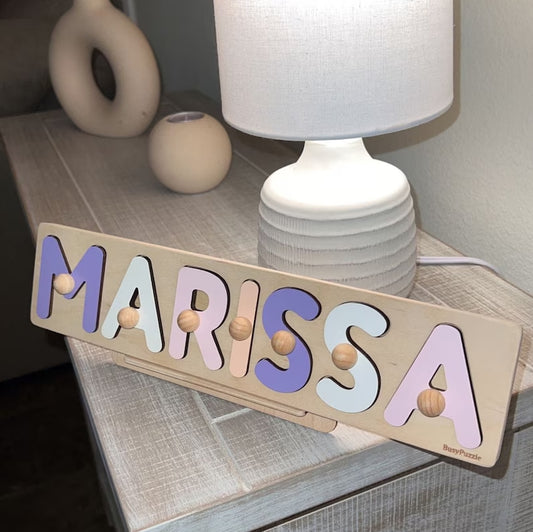 Personalized Wooden Name Puzzle - Wooden Toy